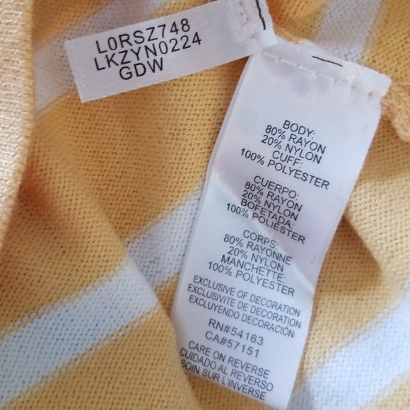 Karl Lagerfeld Paris
Striped & Lace Collared Top - Picture 8 of 11